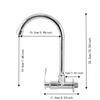 Single Cold Water Faucet G1/2in Connection Water Tap Durable Faucet Tap  Laundry Room