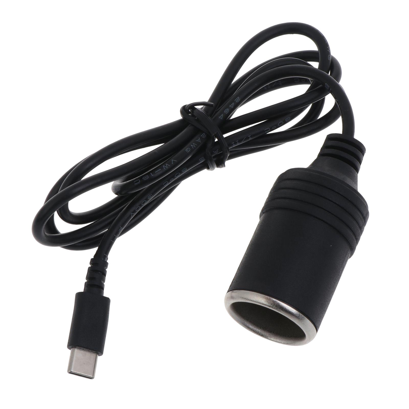 

Кабель-перехідник USB-C на автомобільний прикурювач 1/2/3 метри PD Зарядний пристрій USB-C Використовуйте електричні пристрої в автомобілі вдома 300CM