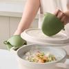 Silicone Oven Gloves Set of 2 with Heat Insulation and Non-slip Surface for Kitchen Safety
