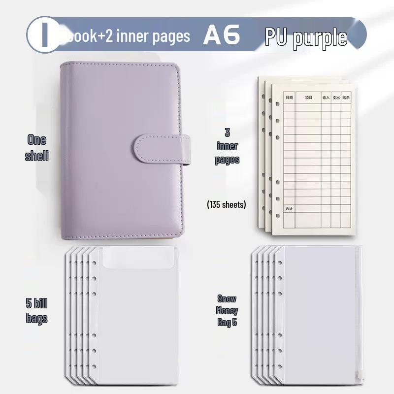 Macaron Style Budget Planner: Korean Cash Diary & Kids' Expense Notebook