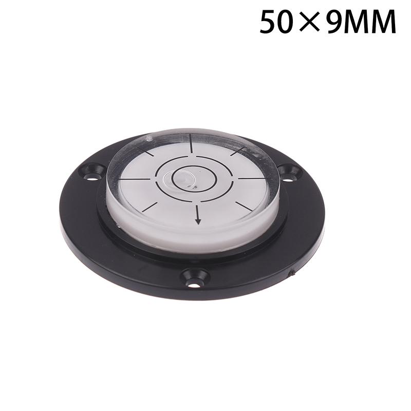 50*9/12/17Mm Round Horizontal Bubble Level High Precision Bubble Level Bulls Eye Horizontal Spirit Level For Desktop Wooden