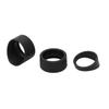3pcs Microscope Eyepiece Eyeshields Soft Rubber Eyepiece Covers for AmScope SW SM ZM Microscope