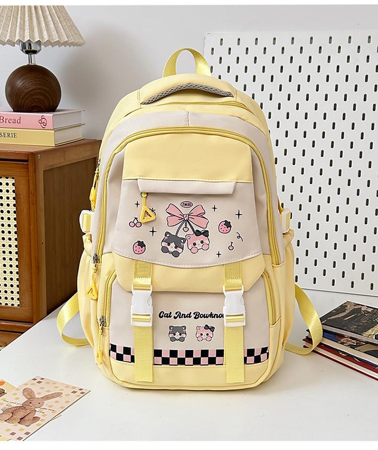 Children's Backpack Student Backpack Women's Large Capacity Lightweight Backpack