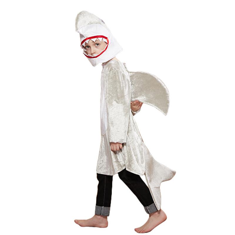 Kostium do odgrywania ról Rekin dla dzieci z poliestru na imprezę Halloweenową