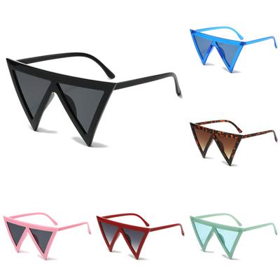 Personalizované módní sluneční brýle, přehnané hip-hopové geometrické sluneční brýle