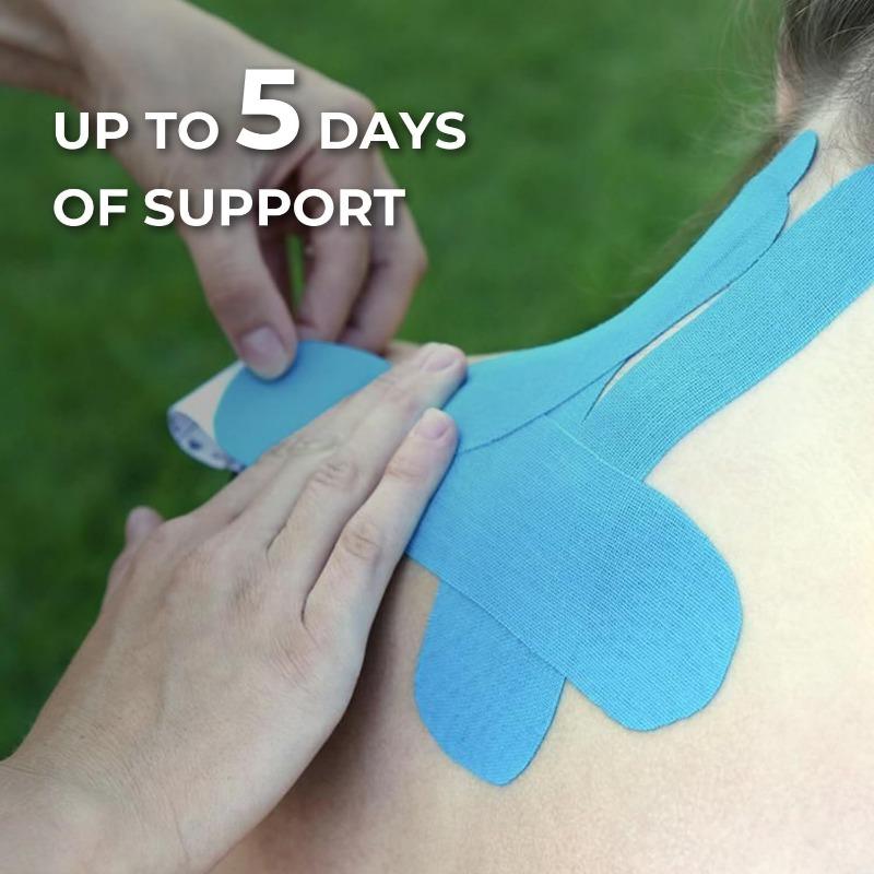 3 Kinesiology Tape Rolls (5 cm x 5 m) Kinesiotape - Professional Physio Tape and Sports Tape - Waterproof & Skin-Friendly Sports Tapes for Muscle