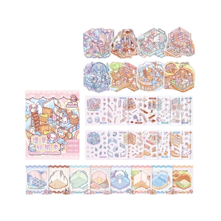 

Sticker Booklets Artistic Decorative Sticker for Scrapbooking Journaling Art Craft, Album, Bullets Journaling, Journal