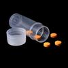 White Vial Travel Pill Containers Pill Storage Sample Bottle Test Tube Mini Bottles Small Bottle