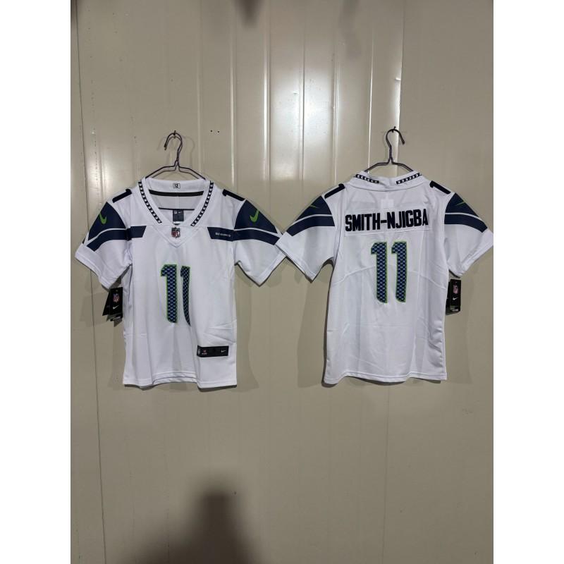Kids Seattle Seahawks Fan Apparel Cotton Blend Embroidered Team Jersey Rugby Sports Fans