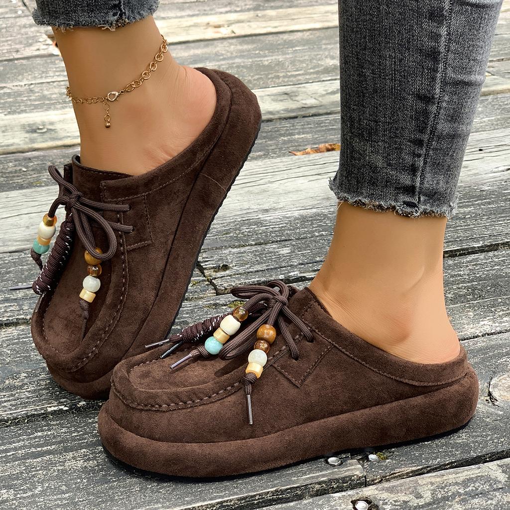 Women Sneakers Autumn Comfort Round Toe Sneakers Fashion Lace Up Casual Shoes Women Soft Non Slip Stitching Decoration Shoes