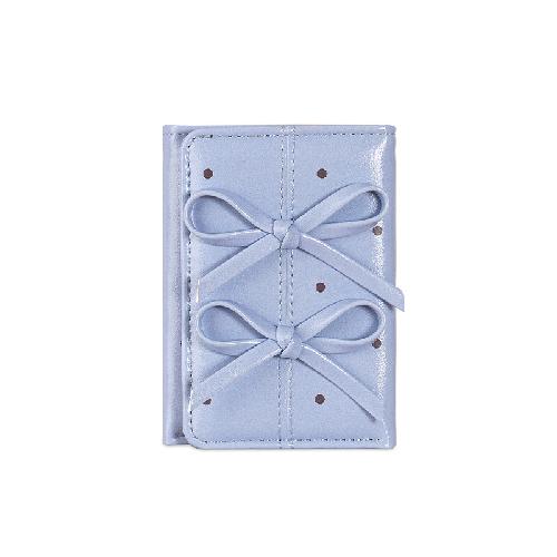 Korean Version of The New Simple and Versatile Bow Tie Zipper Buckle 20% Off Small and Exquisite Student Short Wallet Women