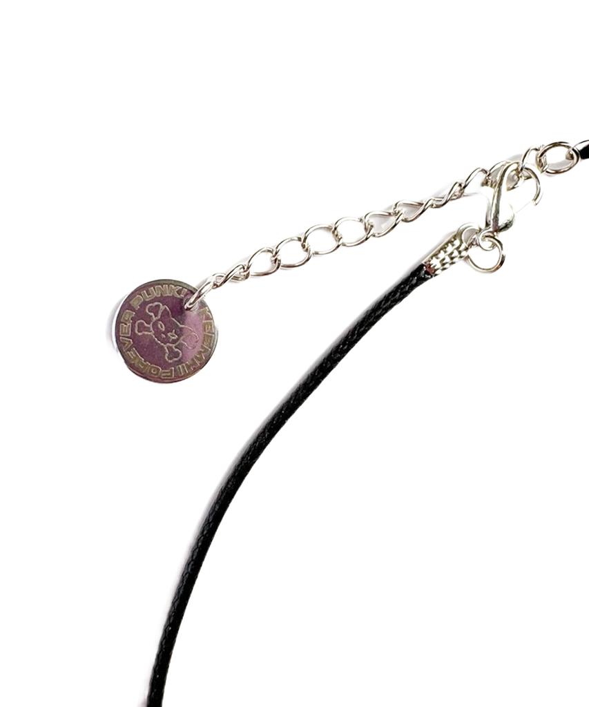Keemhii Devil Cat Peak Necklace - [Black]