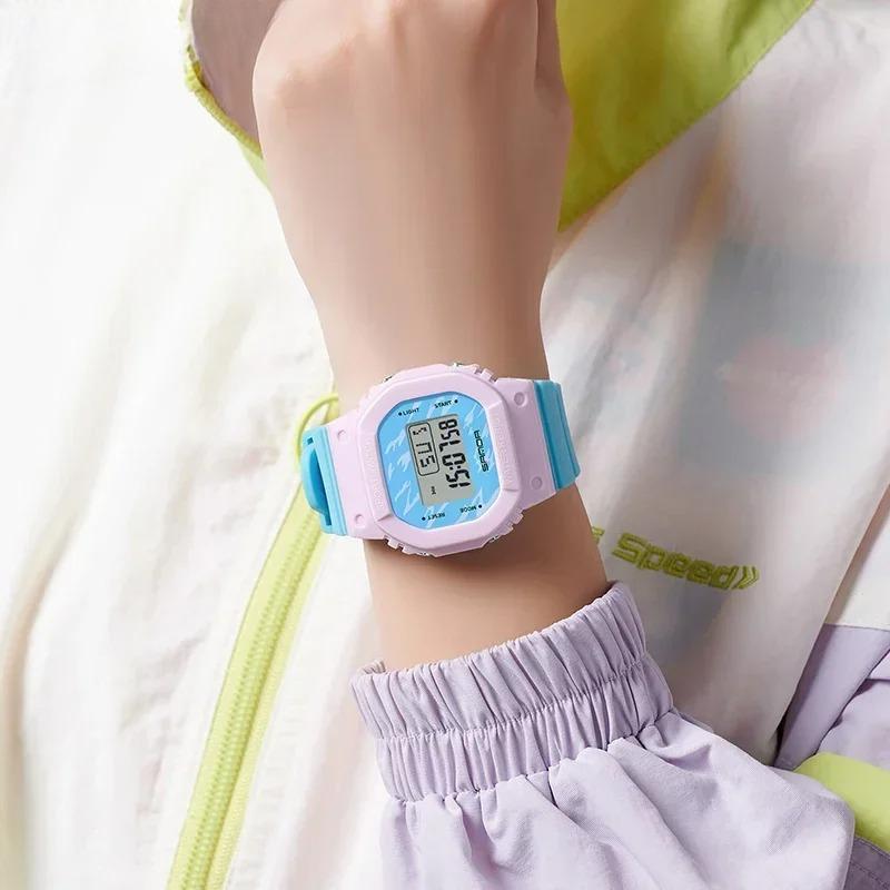 393 Luxury Waterproof Sport Digital Shockproof Ladies Wristwatch LED G Style Electronic Watch for Women Alarm Clock Reloj