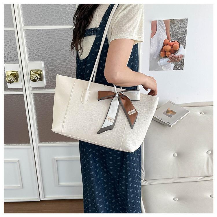 Women's 2026 Stylish Versatile Large Tote Bag - High-End Feel for Work & Casual Wear