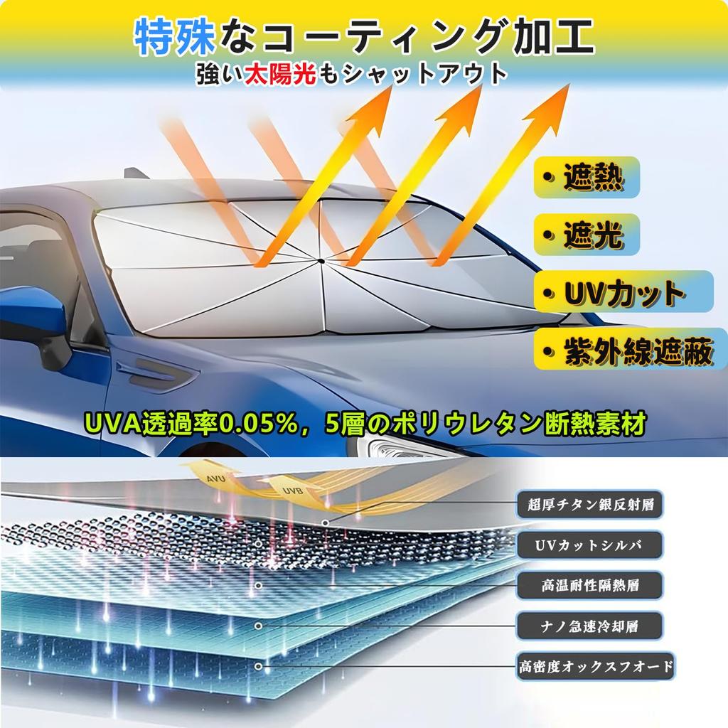 Adjustable Bendable Center Car Sunshade for Front Light Complete UV Compatible with Light 10 Reinforced Secures To Easy Installation In 5 Heat and Sun