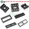 11Pcs DIP IC Chip Sockets Adapter Connector Solder Type Socket 6Pin 8Pin 11Pin 16Pin 18Pin 11Pin 18Pin 11Pin 11Pin Narrow Wide