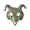 Goat Skull Halloween Mask - PU Animal Costume Prop for Parties & Escape Rooms