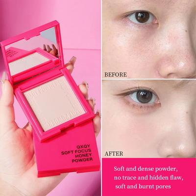 Pressed Powder Matte Effect Concealer Long-lasting Makeup Brightening Makeup Loose Powder Makeup