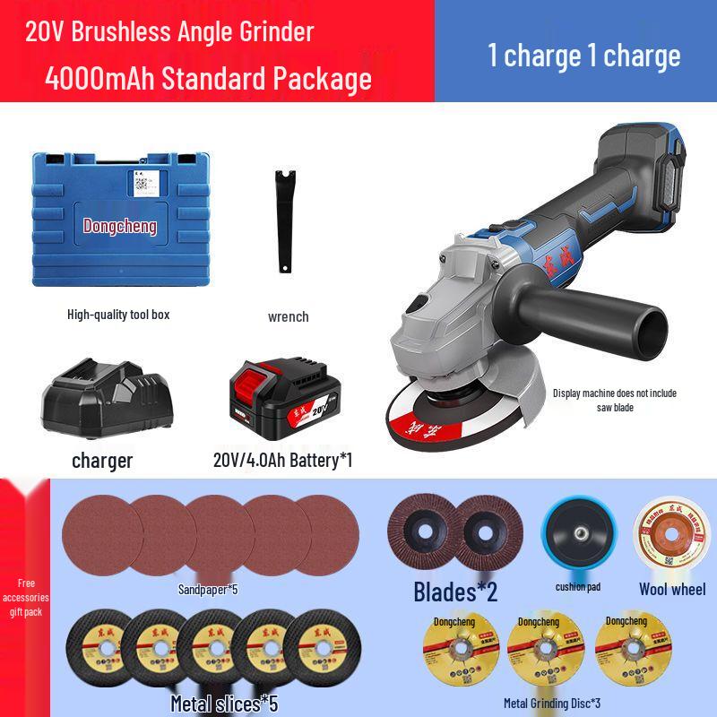 

Dongcheng Brushless AC Angle Grinder CN plug (adapter included)