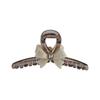 Translucent Acrylic Bow Claw Hair Clip - Stylish and Gentle Accessory for Women