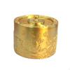 Copper Alloy Tea Tin Canister with Lid Decorative Storage Container Embossed