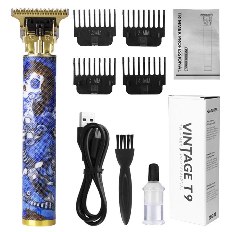 Universal T9 Electric Retro Hair Clipper for Precision Designs