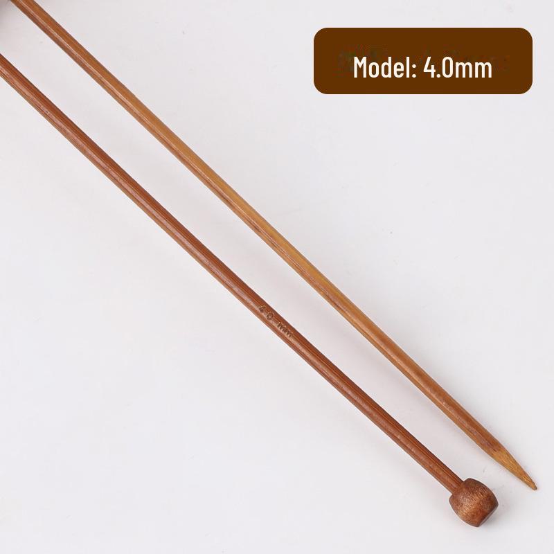 

Набор спиц для вязания свитеров из карбонизированного бамбука с одной головкой для ручного вязания