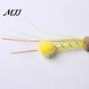 Portable Cat Interaction Tools Mesh Tube Toy, Interactive Kitten Chew Flexible with Linen Tassel Plush Ball Toy Wrap And Balls, Safe Teething