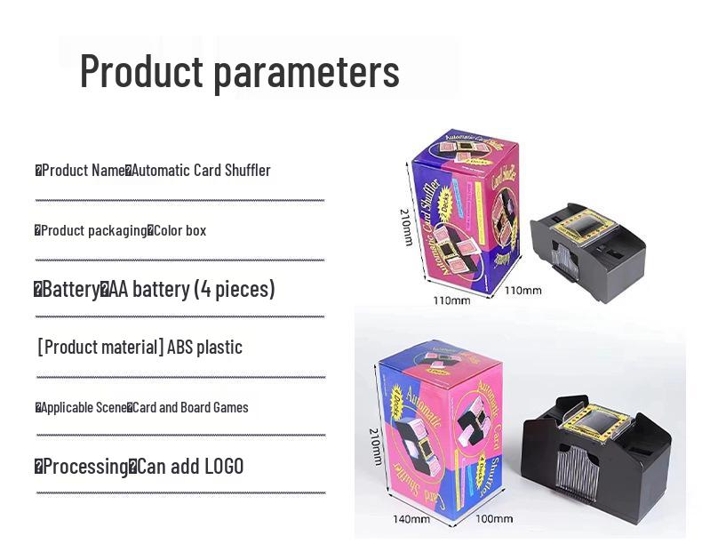 USB Automatic Card Shuffler - 2, 4, or 6 Decks 