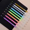 Fluorescent Color Gel Pen 0.6MM Tip Acrylic Gel Inks Pen Quick Dry for Note Taking Journaling Color Coding Highlighting
