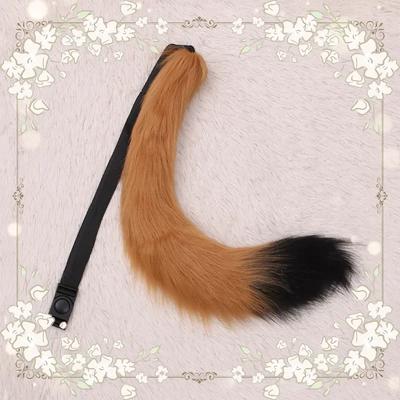 Cosplay kostým liščího ocasu Kawaii umělý liščí ocas Lolita cosplay rekvizity plyšový vlčí psí ocas maškarní Halloween karnevalová párty