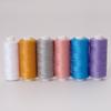 Colorfast Handmade 400-Yd Hand Sewing Thread: 6 Spools of 402 Colored Polyester Threads
