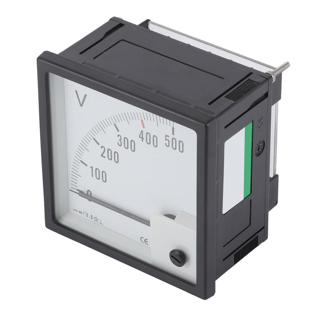 Voltmeter Volts Meter Right Angle Pointer Gauge AC 0‑500V Boat Cabin Dash Instrument