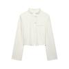 Spring 2026 new European and American cross-border women's clothing fashion short Zhongshan collar long-sleeved blazer w085 353638