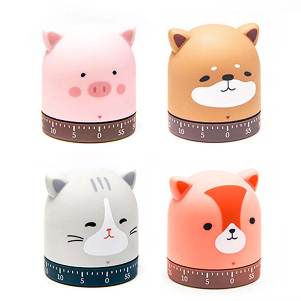 Cute Mechanical Shower Household Study Home Kitchen Timer Alarm Clock Cooking Tool Time Reminder