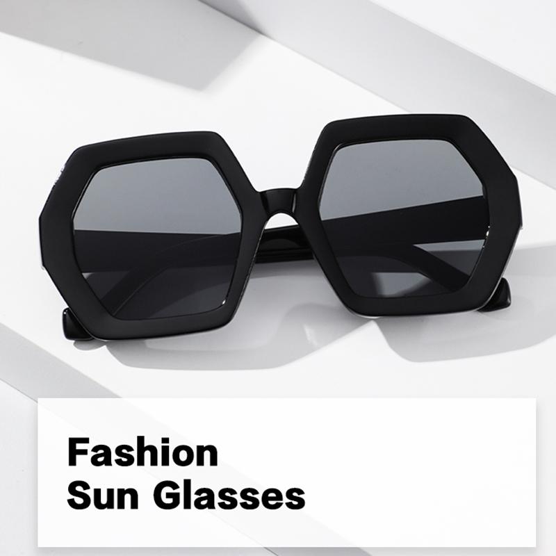 

Модные трендовые женские солнцезащитные очки в многоугольной оправе, уличные классические солнцезащитные очки в стиле ретро UV400