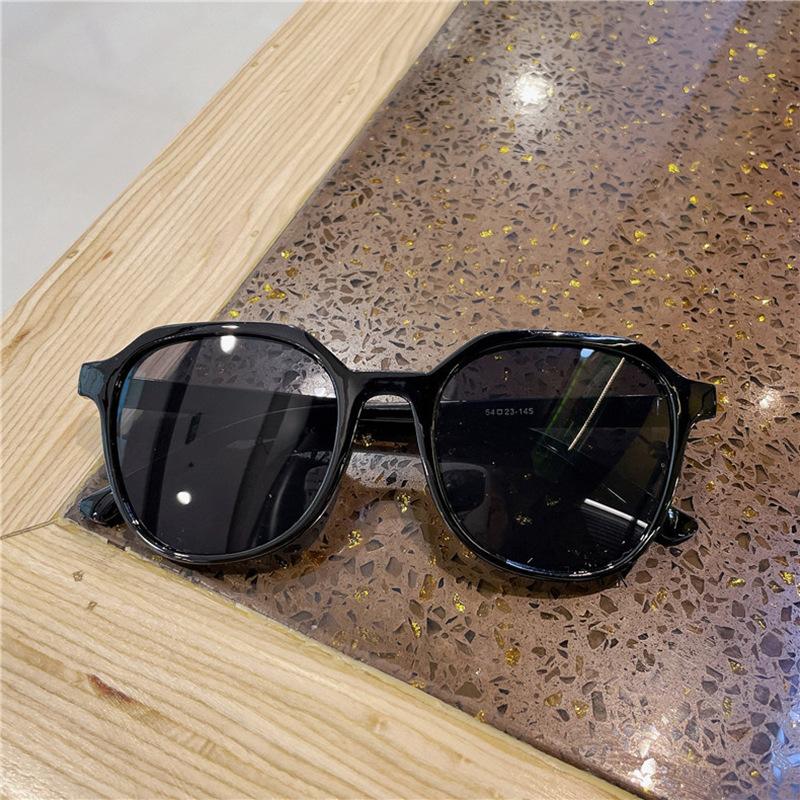 New Women'S Oval Sunglasses Retro Women Sunshade Shopping Sun Glasses Trendy Korean Round Glasses Uv400 Eyewear