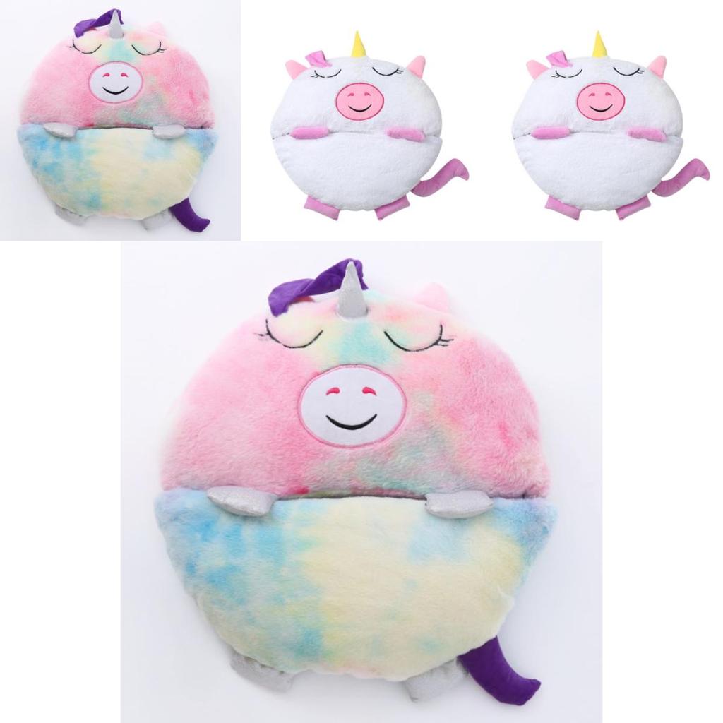 Große Happy Nappers Cartoon Schlafsäcke Superweiches Plüschkissen Tier Schlafsack