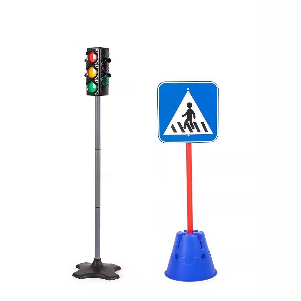 Kids’ Outdoor Sports Traffic Signs & Signals Toy Set