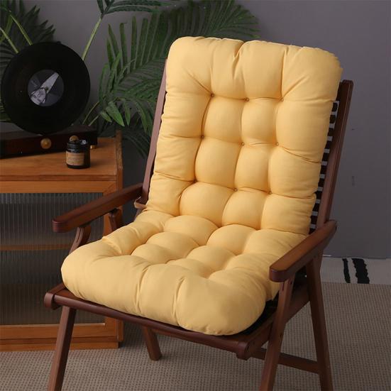 Seat Cushion with High-Density Resilient PP Cotton Filling Secure Strap Seat Pad Office Design Breathable Support