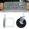 Kółko bramowe amortyzowane sprężynowo, wielofunkcyjne, tłumiące, aluminiowe, 5 cali, nośność 90 kg(Biały )