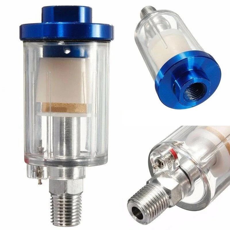 

Водяний мастиловіддільник Повітряний міні-фільтр Вологоуловлювач з європейським стилем для компресора Пістолет для фарби Інструмент Пневматичні частини