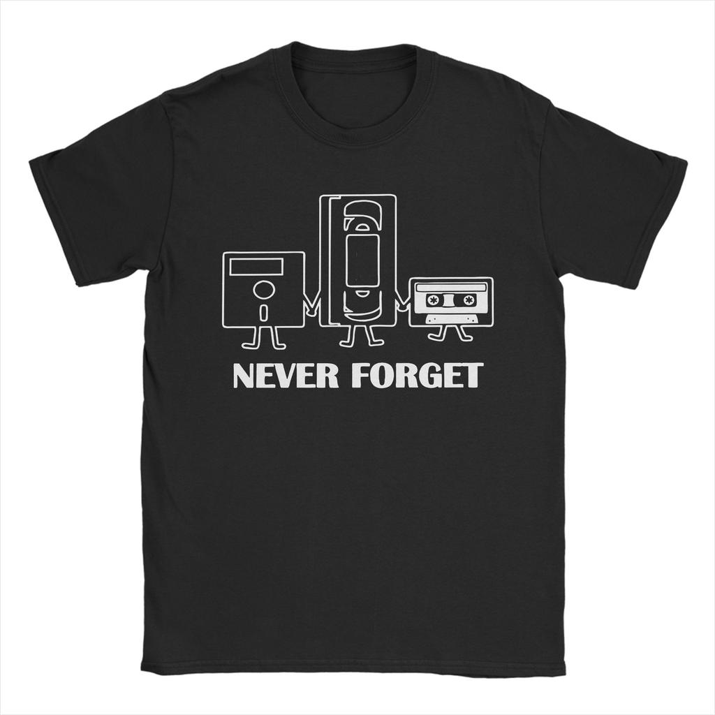 Vintage Never Forget Radio Music Tshirt For Unisex Unisex O Neck Cotton T Shirts Short Sleeve Tees 4xl 5xl Clothing