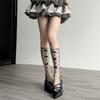 Hollow Out Fishnet Socks Thin Fabric Bow Socks New Net Stockings  Girls Women