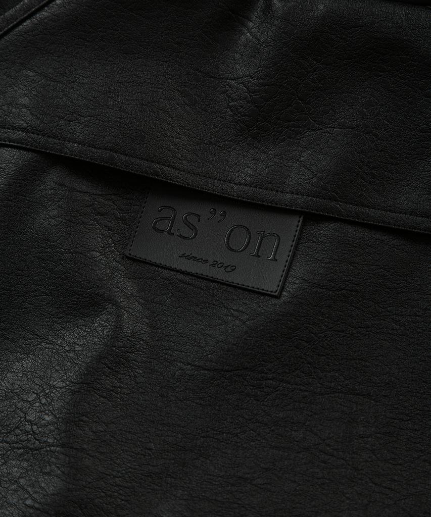 ASON Rilt Leather Jacket / Black