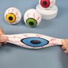 Halloweenové oční bulvy Mačkací hračka Realistická TPR Míček na odbourání stresu Náhubek Žertovná Fidget Hračka pro děti Dospělé Přenosný Dekompresní Gadget pro Úzkost Party Dárky