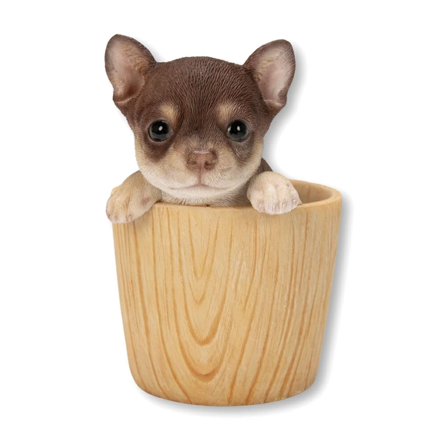 

Ubia Подставка для ручек Чихуахуа 10 x 8 x см Фигурка куклы Орнамент Животное Садовое украшение Реалистичная Милая Собака H23240 12.5