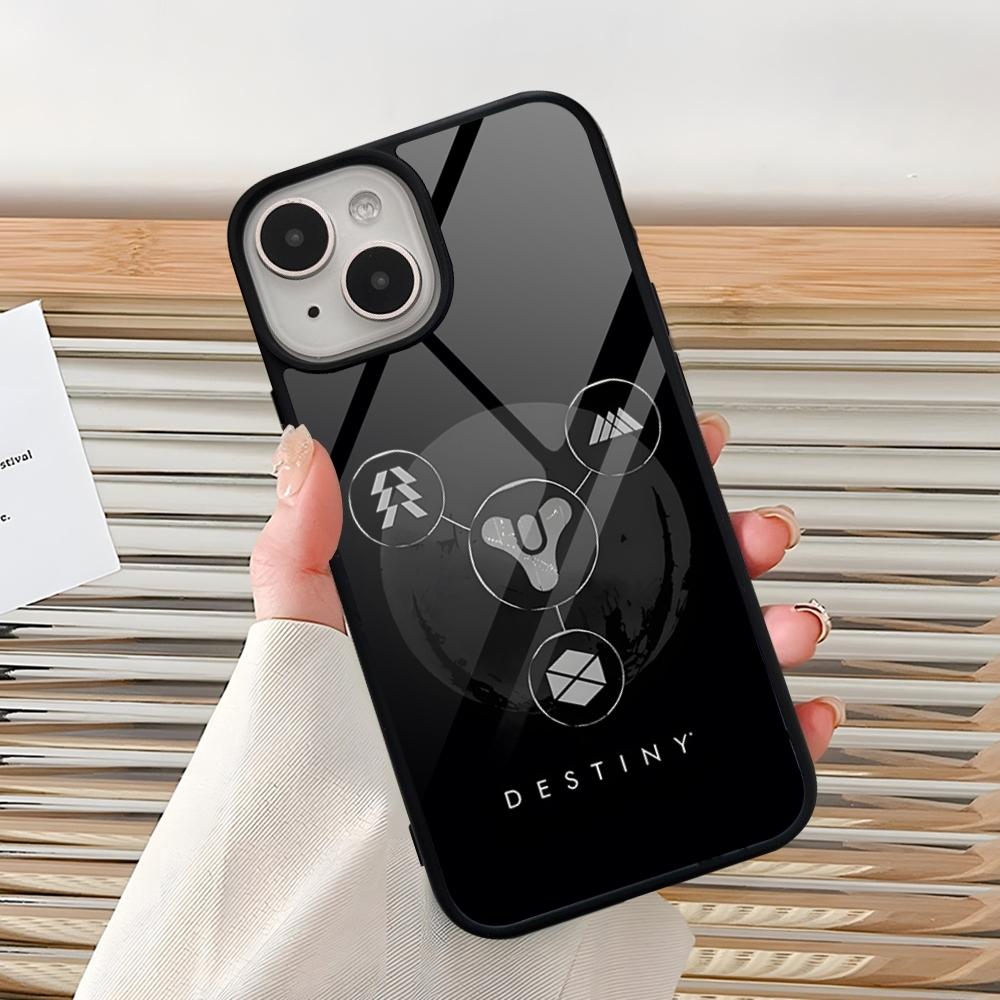 Game D-Destiny Phone Case For Iphone 15 Pro Max 14 12 11 13 Mini 16 8 7 Plus X Xs XR PC+TPU Back Cover