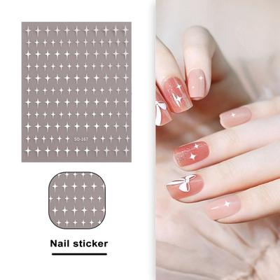 Shiny Star Nail Art Stickers 3D Ultra-thin Star Decals DIY Manicure Nail Adhesive Decoration Girl Craft Supplies Gift