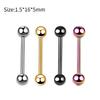 4Pcs Stainless steel piercing accessories - eyebrow piercings, lip piercings, body piercing accessories